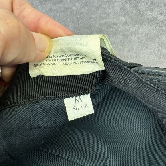 Authentic Gucci Gg Interlocking Web Logo Black Baseball Cap Hat - Picture 9 of 13